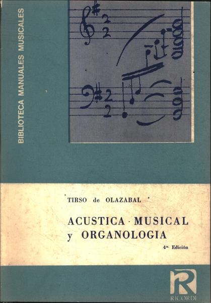 Acustica Musical Y Organologia