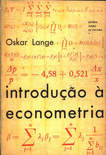 Introdução À Econometria (1967)