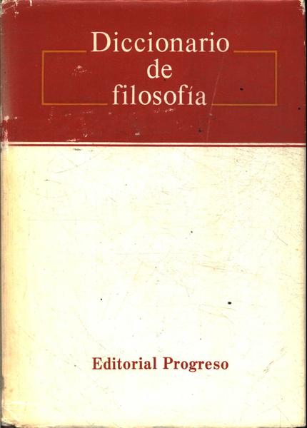Diccionario De Filosofia (1984)