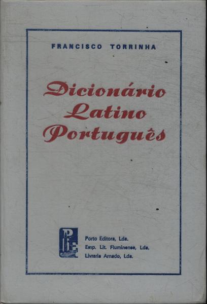 Dicionário Latino Português  (1942)