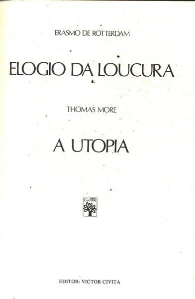 Os Pensadores: Erasmo - Thomas More