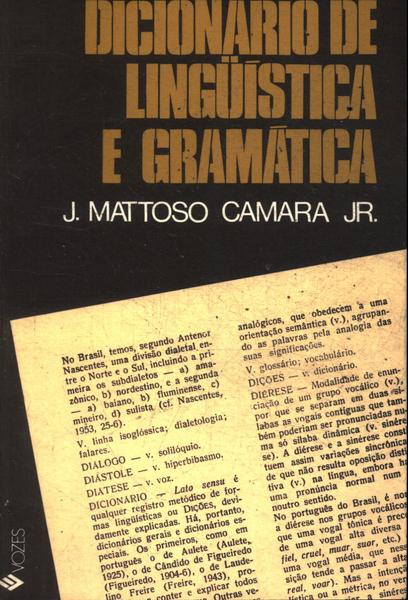 Dicionário De Linguística E Gramática (1981)