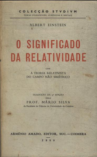 O Significado Da Relatividade
