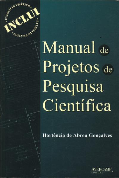 Manual De Projetos De Pesquisa Científica