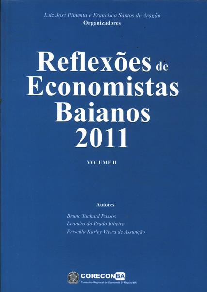 Reflexões De Economias Baianos 2011 Vol 2