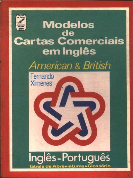 Modelos De Cartas Comerciais Em Inglês