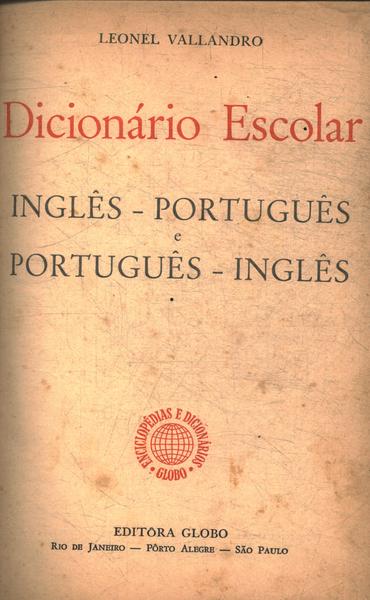 Dicionário Inglês-português E Português-inglês (1965)