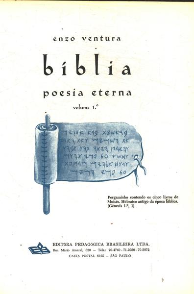 Bíblia, Poesia Eterna (2 Volumes)
