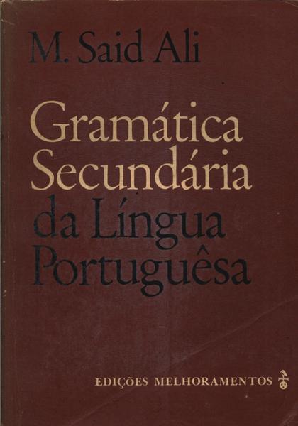 Gramática Secundária Da Língua Portuguesa