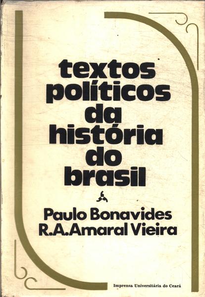 Textos Políticos Da História Do Brasil Vol 1