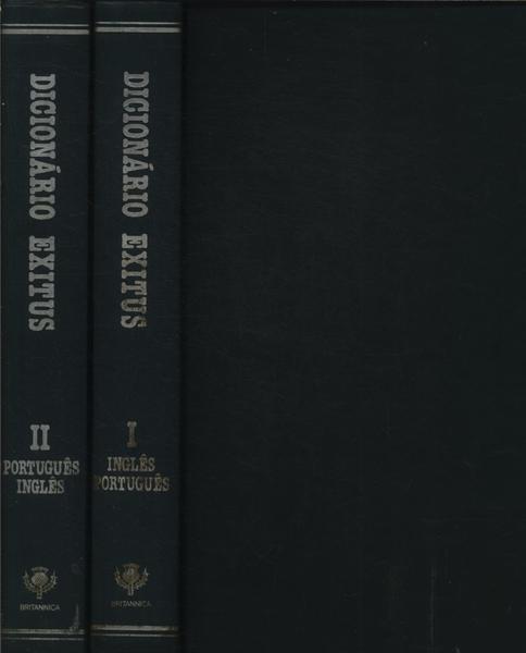 Dicionário Exitus Das Línguas Inglesa E Portuguesa  (2 Volumes)