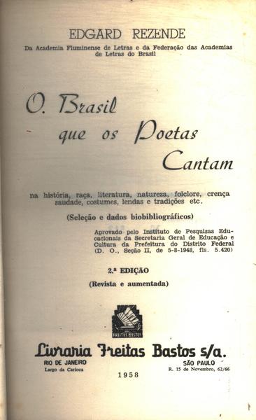 O Brasil Que Os Poetas Cantam