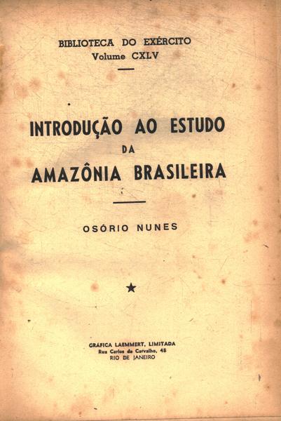 Introdução Ao Estudo Da Amazônia Brasileira