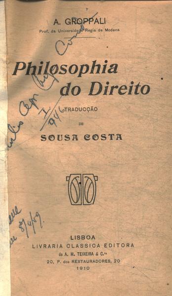 Philosophia Do Direito