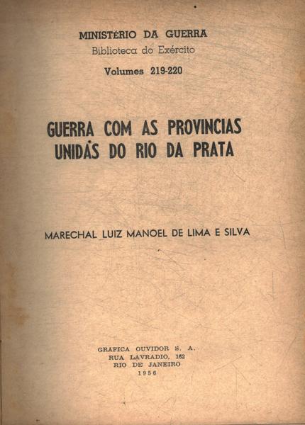 Guerra Com As Províncias Do Rio Da Prata