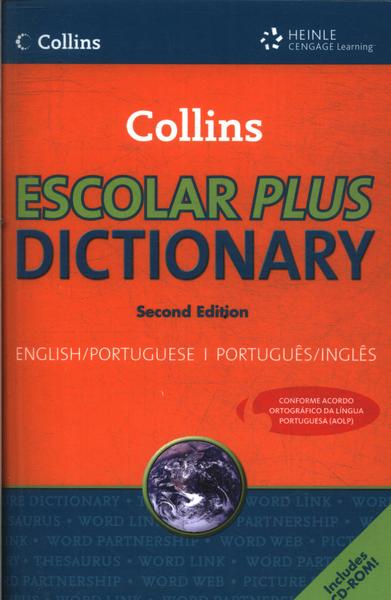 Collins Escolar Plus Dictionary (2010 - Contém Cd)