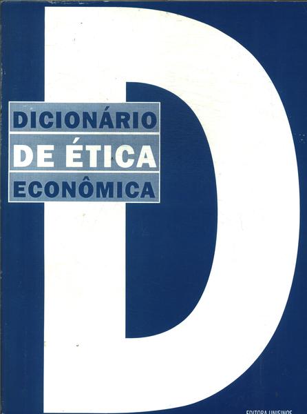 Dicionário De Ética Econômica