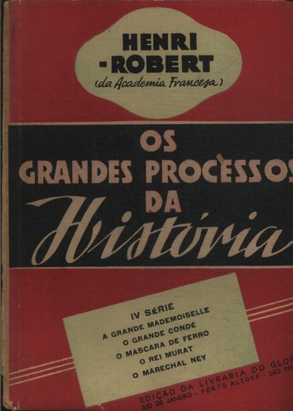 Os Grandes Processos Da História Vol 4