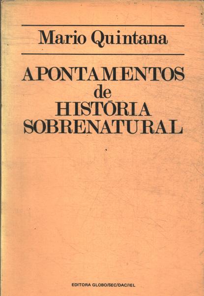 Apontamentos De História Sobrenatural