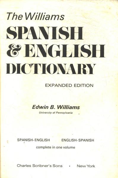 The Williams Spanish & English Dictionary