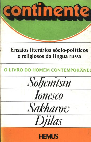 Continente 1: Ensaios Literários Sócio-Políticos E Religiosos Da Língua Russa
