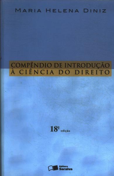 Compêndio De Introdução À Ciência Do Direito (2007)