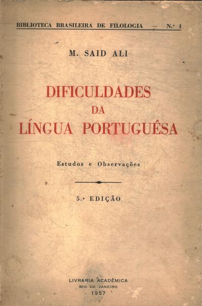 Dificuldades Da Língua Portuguesa
