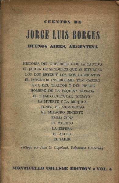 Cuentos De Jorge Luis Borges