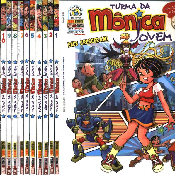 Turma Da Mônica Jovem (10 Volumes)