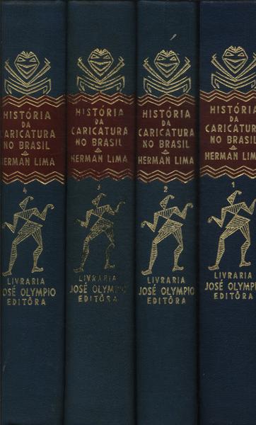 Historia Da Caricatura No Brasil (4 Volumes)