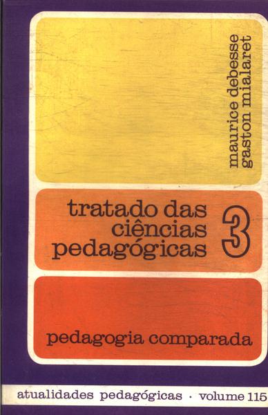 Tratado Das Ciências Pedagógicas Vol 3