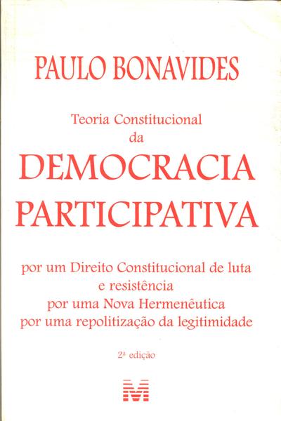 Teoria Constitucional Da Democracia Participativa