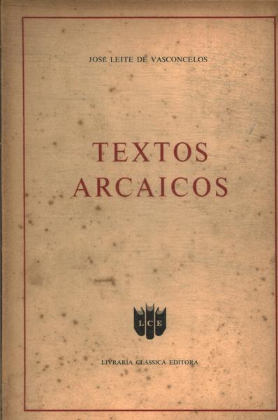 Textos Arcaicos