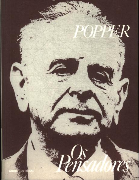 Os Pensadores: Popper