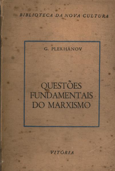 Questões Fundamentais Do Marxismo