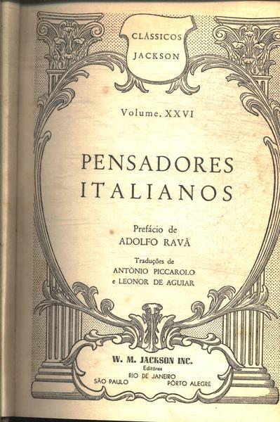 Pensadores Italianos