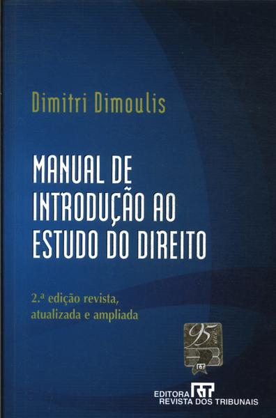 Manual De Introdução Ao Estudo Do Direito