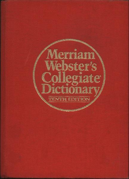 Merriam-webster's Collegiate Dictionary (1994)
