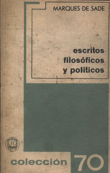 Escritos Filosóficos Y Políticos