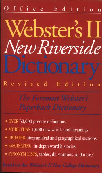 Webster's New Riverside Dictionary (1996)