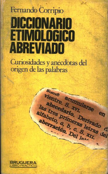 Dicccionario Etimologico Abreviado (1979)