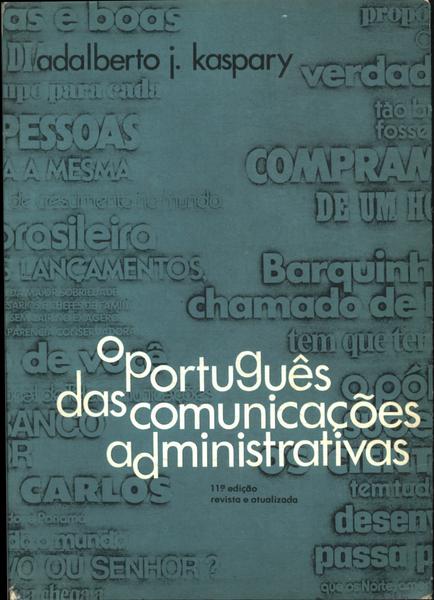 O Português Das Comunicações Administrtivas (1988)