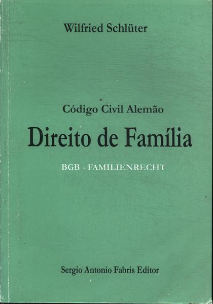 Código Civil Alemão: Direito De Família (2002)