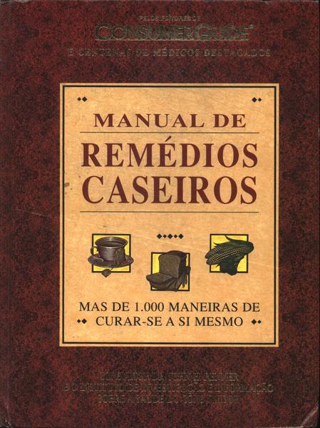 Manual De Remédios Caseiros