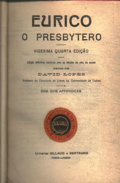 Eurico O Presbytero Vol 1