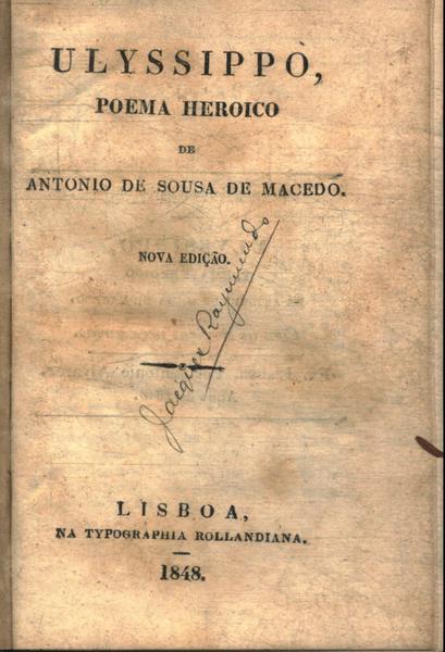 Ulyssipo, Poema Heroico