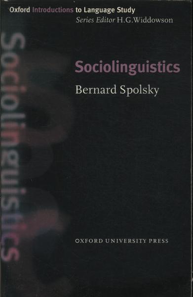 Sociolinguistics