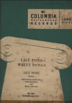 Lily Pons - Waltz Songs