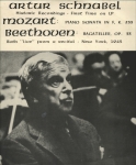 Artur Schnabel In Recital (First Time on LP) 