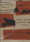 Russian Music for Two Pianos - Concerto for Two Solo Pianos (1935)